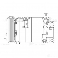 Компрессор кондиционера для автомобилей Nissan Teana (J32) (08-)/Murano (Z51) (08-) LUZAR 4680295052128 lcac14n9 8 TWDL3 1424502531 - Изображение 3