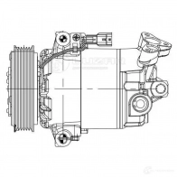 Компрессор кондиционера для автомобилей Qashqai (06-) 2.0i LUZAR J8U NOD 4680295052104 lcac14jd 1424502530 - Изображение 3