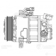 Компрессор кондиционера для автомобилей X-Trail T31 2.0i LUZAR 1425585337 lcac1431 UJ SQU8 - Изображение 3