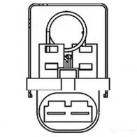 Резистор электровентилятора охлаждения для автомобилей Nissan Qashqai (06-)