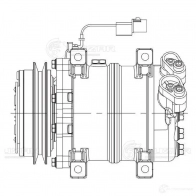 Компрессор кондиционера для автомобилей Pajero Sport (08-)/L200 (06-) 2.5D LUZAR lcac1148 W8YPI T 1425585473 - Изображение 3