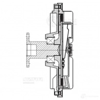Муфта вязкостная для автомобилей Mitsubishi Pajero Sport II (08-)/ L200 IV (06-) 2.5D (без крыльчатки) LUZAR 1424394596 4680295077428 lmc1148 2R 2F7H - Изображение 3