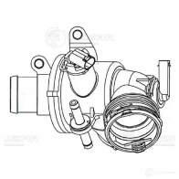 Термостат для автомобилей Mercedes-Benz Sprinter (06-) 2.1D [OM651] (с корпусом) LUZAR 3 HIEZK 1425585920 lt15651 - Изображение 3