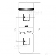 Ресивер-осушитель кондиционера для автомобилей A (W169) (04-)/B (W245) (05-) LUZAR LUG WSE 1440017167 lcr1520 - Изображение 3