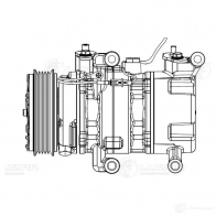 Компрессор кондиционера для автомобилей Mazda 3 (BK) (03-) 2.0i MT LUZAR lcac2520 G XWYNSE 1425585942 - Изображение 3