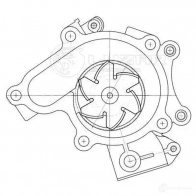 Насос водяной для автомобилей Mazda 323 (98-)/626 (94-) 1.8i/2.0i [FP, FS] LUZAR lwp2501 1440017241 8319 TO - Изображение 4
