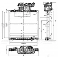 Радиатор охлаждения для автомобилей TGA (02-)/TGS (07-)/TGX (07-) LUZAR lrc1282 Q1WDWF H 1425585457 - Изображение 3