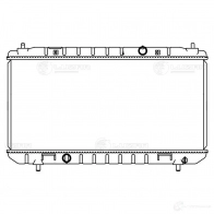 Радиатор охлаждения для автомобилей Lifan X50 (15-) 1.5i M/A LUZAR lrc3021 BY0 WZ 1440017320 - Изображение 3