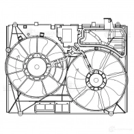 Электровентилятор охлаждения для автомобилей RX II (03-) 3.0i/3.3i (2 вент.) (с кожухом) LUZAR 1425585435 lfk1929 O 841UPA - Изображение 3