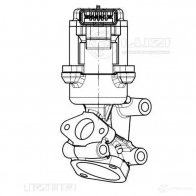 Клапан EGR (рециркуляции отработавших газов) для автомобилей Land Rover Discovery III (04-) 2.7TD (L) LUZAR J H9FMG lveg1008 1440017382 - Изображение 4