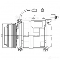 Компрессор кондиционера для автомобилей Iveco Stralis (02-)