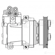 Компрессор кондиционера для автомобилей Getz (02-) 1.4i/1.6i LUZAR 1425585842 OD CRN lcac0814 - Изображение 3