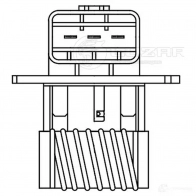 Резистор электровентилятора охлаждения для автомобилей Hyundai Elantra (HD) (06-)/ix35 (10-)/KIA CEED (07-)/CEED (12-)/Sportage III (10-)