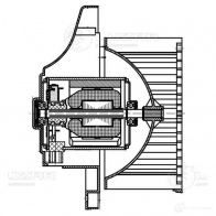 Электровентилятор отопителя для автомобилей KIA Spectra (00-) (тип Doowon) LUZAR lfh08a0 4680295038269 N3 WEJ 1271339520 - Изображение 3