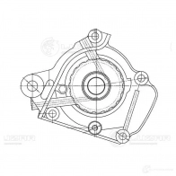 Насос водяной для автомобилей Honda Accord (98-)/Civic (97-) 1.4i/1.6i LUZAR 1440018612 lwp2311 5 NPV3W - Изображение 4