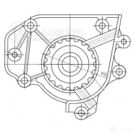 Насос водяной для автомобилей Honda Civic VI (95-) 1.6i [B16] LUZAR lwp2301 1440018627 RATKC 89 - Изображение 4