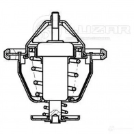 Термостат для автомобилей Great Wall Hover H5 (10-) 2.0D (82°С) (термоэлемент) LUZAR 1440018706 WW9IV X lt3007 - Изображение 4