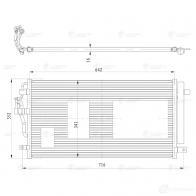 Радиатор кондиционера для автомобилей Coolray (19-) 1.5T LUZAR lrac3025 T7W 02 1440018723 - Изображение 3