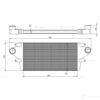 ОНВ (радиатор интеркулера) для автомобилей ГАЗ 3308 LUZAR 4640009548170 lric0308 DR MMR9F 1423739691 - Изображение 2