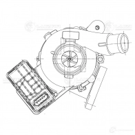 Турбокомпрессор для а/м Ford Transit (13-) 2.2D E5 LUZAR 1440018853 lat1012 I WE6AAV - Изображение 5