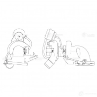Турбокомпрессор для а/м Ford Transit (06-) 2.2D (тип TD03) LUZAR QDD J4 1425585637 lat1006 - Изображение 4