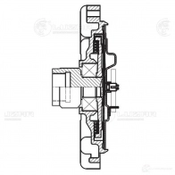 Муфта вязкостная для автомобилей Ford Transit (06-)/Transit (13-) (без крыльчатки) LUZAR R28C WW lmc1029 1425585259 - Изображение 3