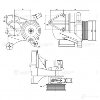 Насос ГУР для автомобилей Ducato (06-) 2.3JTD LUZAR 1440018947 97 WQ0 lps1602 - Изображение 6