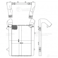 ОНВ (радиатор интеркулера) для автомобилей DAF XF 105 (05-)
