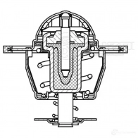 Термостат для автомобилей Chevrolet Captiva (11-)/Opel Antara (10-) 2.2D (термоэлемент) (82°С)