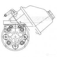 Насос ГУР для автомобилей Chevrolet Captiva (11-)/Opel Antara (06-) 2.4i LUZAR lps0504 E29H I 1440019085 - Изображение 4
