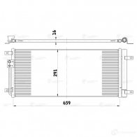 Радиатор кондиционера для автомобилей Tiggo 4 (17-)/7 (16-)/7 Pro (20-) 1.5T LUZAR V U750C lrac3037 1440019160 - Изображение 3