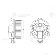 Электровентилятор отопителя для автомобилей Honda CR-V (06-)/Accord (08-)/Toyota Land Cruiser Prado 120 (07-)/Dodge Caliber (07-) LUZAR O DRS4 lfh23ll 1425585742 - Изображение 3