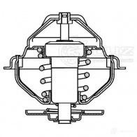 Термостат для а/м КАМАЗ 5490 (13-)/Mercedes-Benz Axor (01-)/Actros MP2/MP3 (02-)/MAN TGA (01-)/TGS/TGL (05-) (83°С) (термоэлемент) LUZAR PD2E AH0 1440019318 lt0709 - Изображение 4