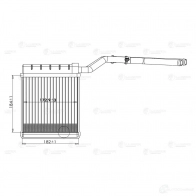 Радиатор отопителя для автомобилей Focus II (05-)/C-Max (03-) LUZAR 1425585887 2K MK7 lrh1076 - Изображение 2