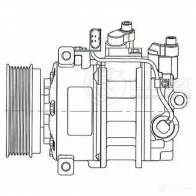 Компрессор кондиционера для автомобилей Touareg (02-)/Q7 (06-) 3.6FSi LUZAR lcac1858 1425585511 I N381 - Изображение 3