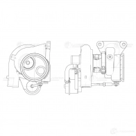 Турбокомпрессор для а/м PSA Boxer (06)/Jumper (06-) 2.2D (TD03) LUZAR lat2022 D GWIWG 1425585704 - Изображение 5