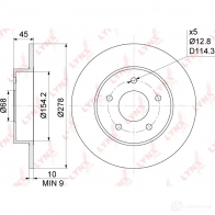 Тормозной диск LYNXAUTO 33A97 B BN-1102 1268629263 - Изображение 3
