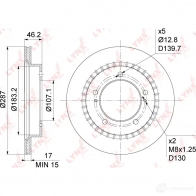 Тормозной диск LYNXAUTO JIDA 7 1268629595 BN-1131 - Изображение 3