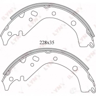 Тормозные колодки LYNXAUTO NXE 2UYS 3639616 BS-7512 4905601058381 - Изображение 2