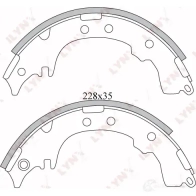 Тормозные колодки LYNXAUTO AGR2R5 N 4905601058374 BS-7508 3639613 - Изображение 2