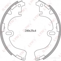 Тормозные колодки LYNXAUTO 0 402D89 4905601011478 BS-7503 3639611 - Изображение 2