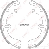Тормозные колодки LYNXAUTO 4905601011461 3639610 A2 8RZ7O BS-7502 - Изображение 2
