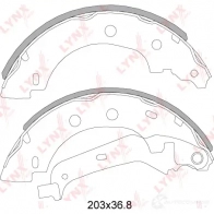 Тормозные колодки LYNXAUTO 4905601064702 3639597 AR YW8 BS-6302 - Изображение 2