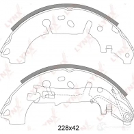 Тормозные колодки LYNXAUTO 6S JMS4 3639591 4905601064801 BS-5900 - Изображение 2