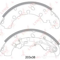 Тормозные колодки LYNXAUTO 3639592 WSU7 K BS-5901 4905601063163 - Изображение 2