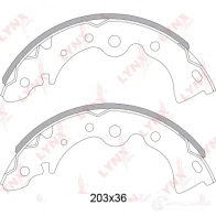Тормозные колодки LYNXAUTO 4905601064726 BS-5716 3639586 B TQWIUK - Изображение 2