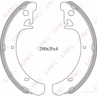 Тормозные колодки LYNXAUTO 4905601011959 BS-4601 3639569 CX67 MHB - Изображение 2