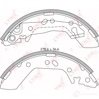 Тормозные колодки LYNXAUTO 3639562 SJ Q4OUE BS-3601 4905601049938 - Изображение 2