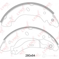 Тормозные колодки LYNXAUTO 4905601062425 99S C29 3639556 BS-3006 - Изображение 2
