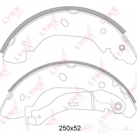Тормозные колодки LYNXAUTO 3639552 BS-3002 SMN0M K 4905601064757 - Изображение 2